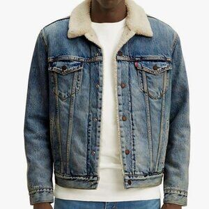 Levi's Men's Sherpa Trucker Jacket Sz Medium